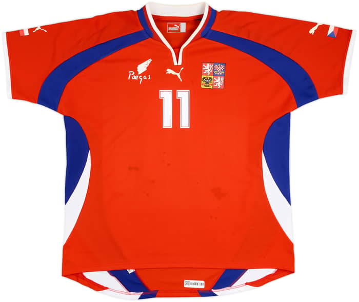 2000-02 Czech Republic Home Shirt Rosicky #11 - 6/10 - (XL)