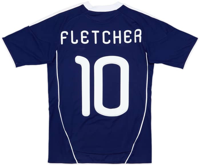 2010-11 Scotland Home Shirt Fletcher #10 - 9/10 - (S)