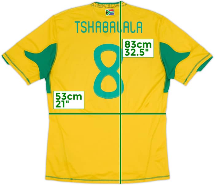 2009-11 South Africa Home Shirt Tshabalala #8 - 7/10 - (XL)
