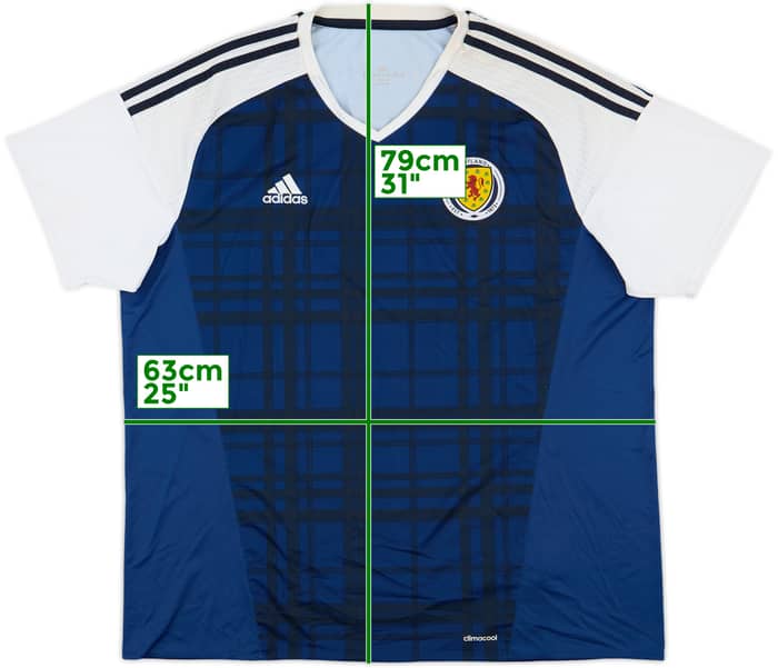 2015-17 Scotland Home Shirt - 7/10 - (XXL)