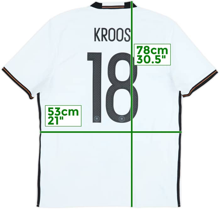 2015-16 Germany Home Shirt Kroos #18 - 5/10 - (L)