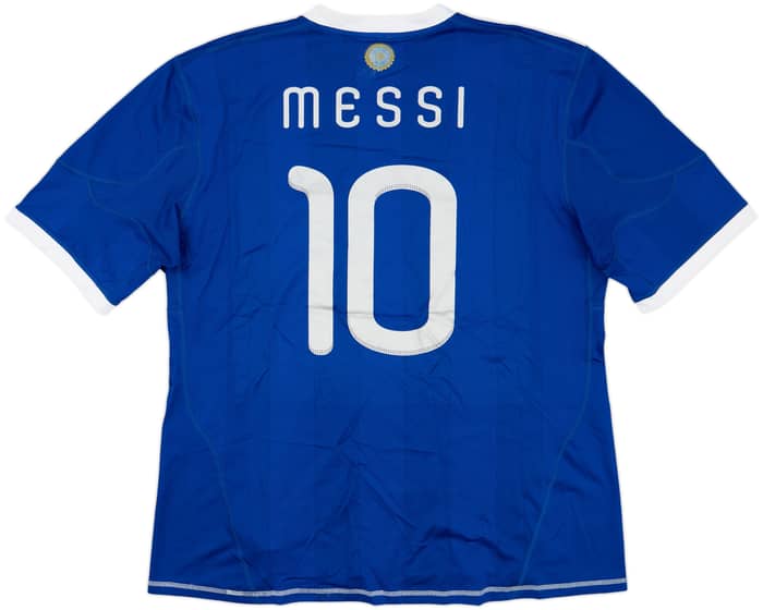 2010-11 Argentina Away Shirt Messi #10 - 8/10 - (XXL)