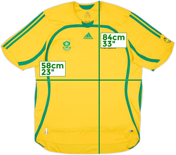 2006-09 South Africa Home Shirt - 6/10 - (XL)