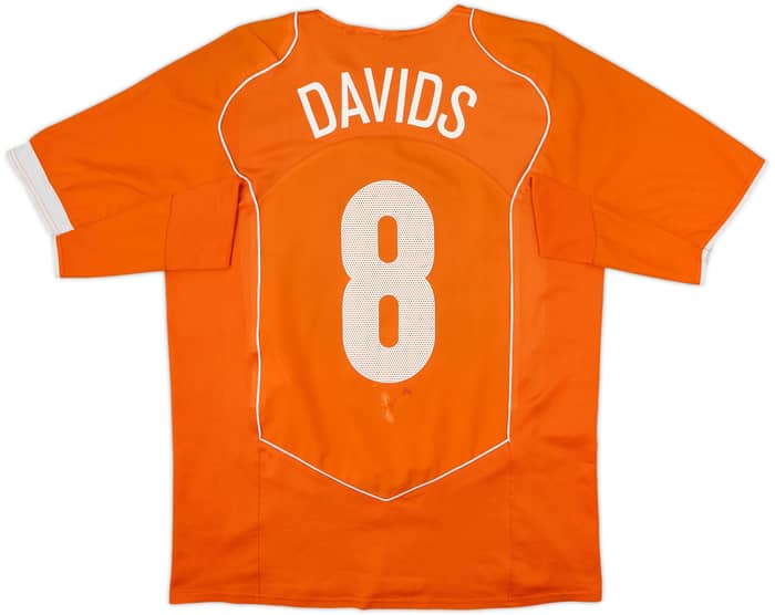 2004-06 Netherlands Home Shirt Davids #8 - 6/10 - (M)
