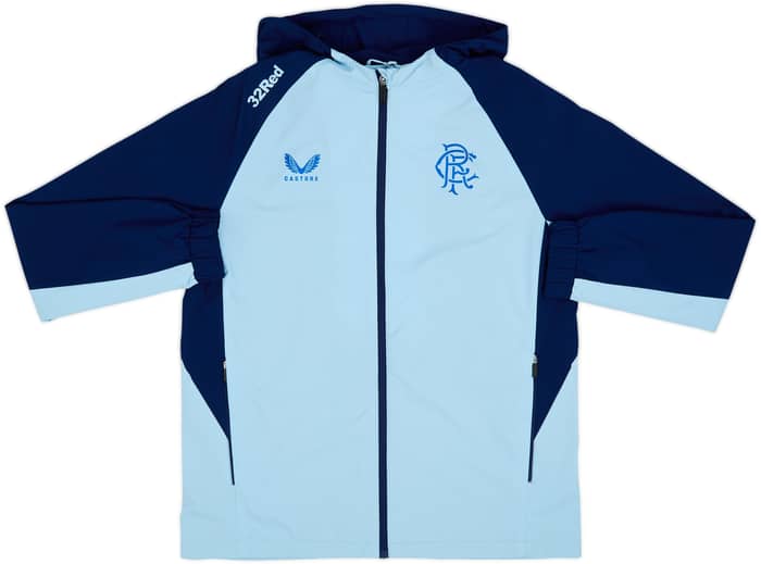 2024-25 Rangers Castore Hooded Rain Jacket (L)