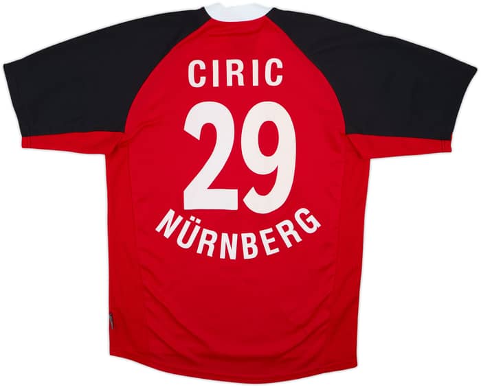 2001-02 Nurnberg Signed Home Shirt Ciric #29 - 8/10 - (M)