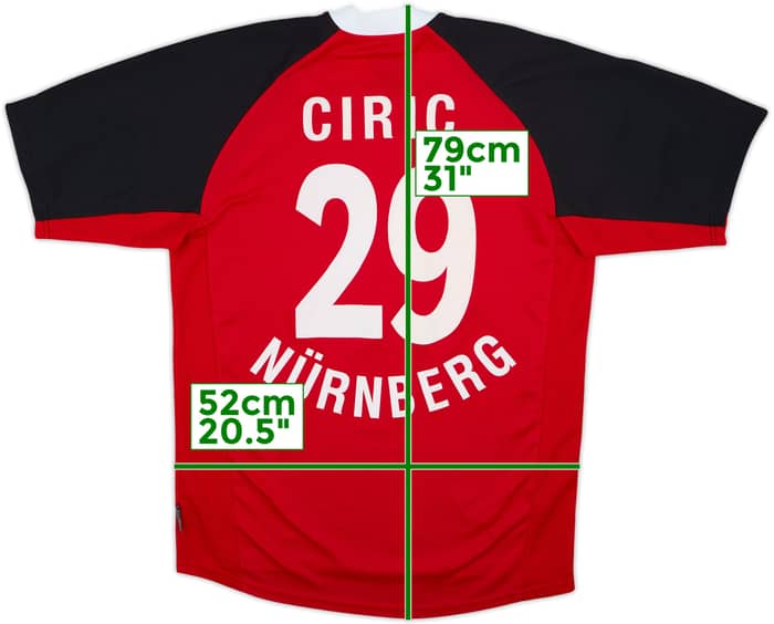 2001-02 Nurnberg Signed Home Shirt Ciric #29 - 8/10 - (M)