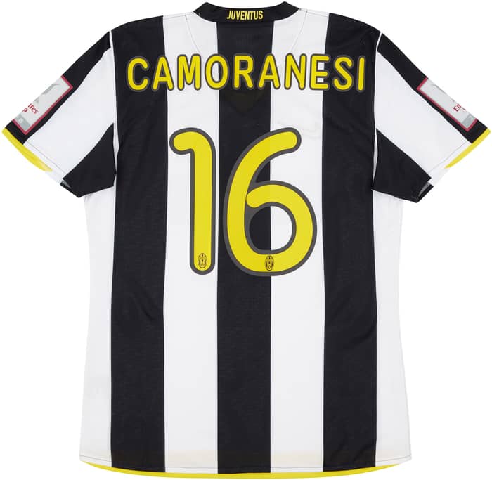 2008-09 Juventus Match Worn Emirates Cup Home Shirt Camoranesi #16 (v Hamburg)