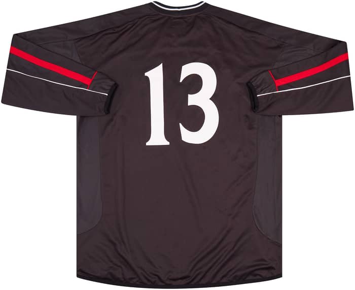 2001-02 England Match Issue GK Shirt #13 (Evans)