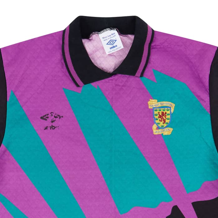 1992 Scotland Match Issue GK Shirt #12 (v USA)