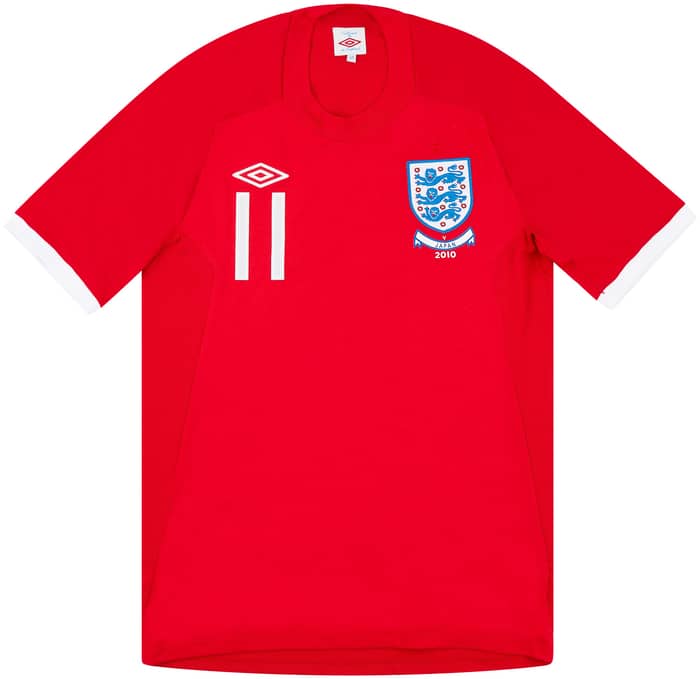 2010-11 England Match Issue Away Shirt Lennon #11 (v Japan)