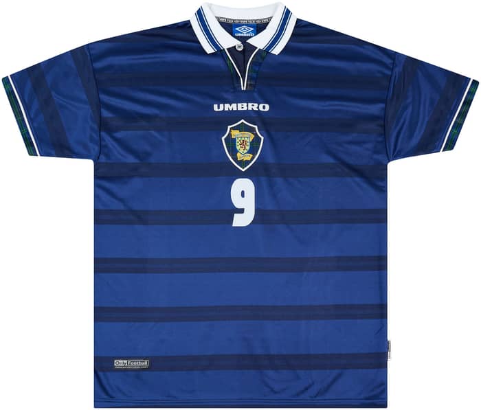 1998-00 Scotland Match Issue Home Shirt #9