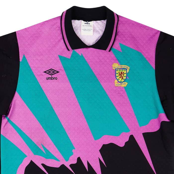 1992 Scotland Match Issue GK Shirt #1 (Gunn)