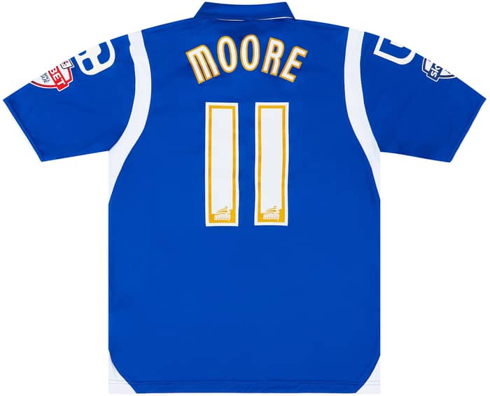 2013-14 Crewe Alexandra Match Issue Away Shirt Moore #11