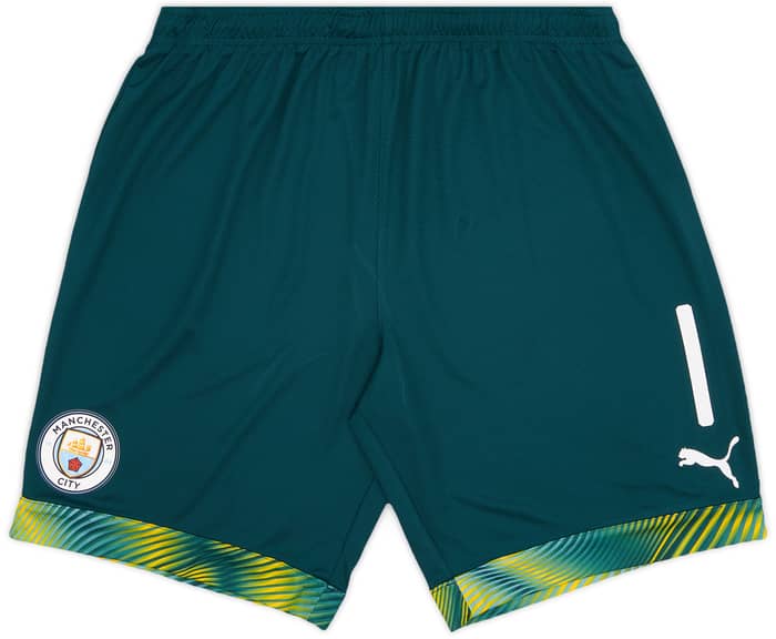 2019-20 Manchester City Player Issue GK Home Shorts # - 7/10 - (XL)