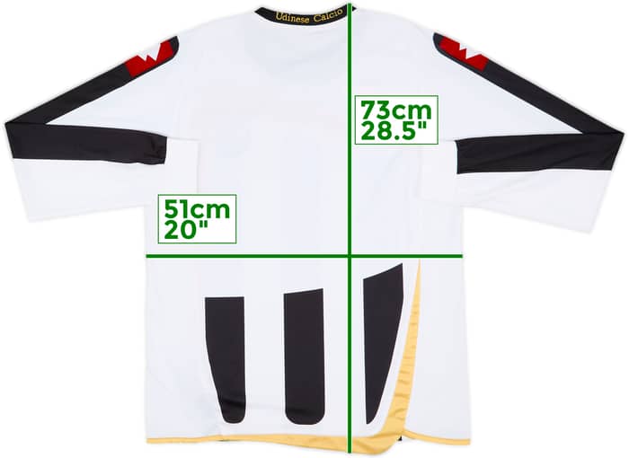 2009-10 Udinese Home L/S Shirt - 7/10 - (L)