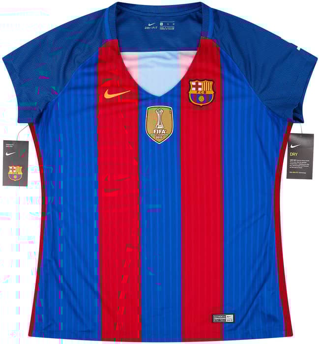 2016-17 Barcelona Home Shirt Messi #10 (Women's XL)