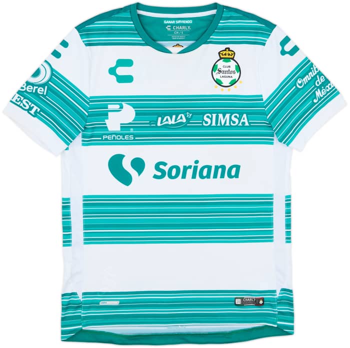 2020-21 Santos Laguna Home Shirt - 9/10 - (S)