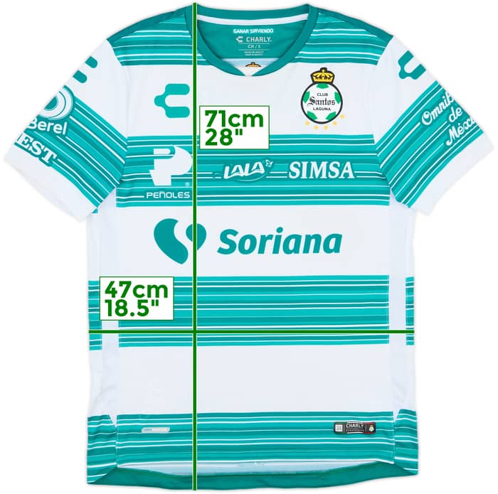 2020-21 Santos Laguna Home Shirt - 9/10 - (S)