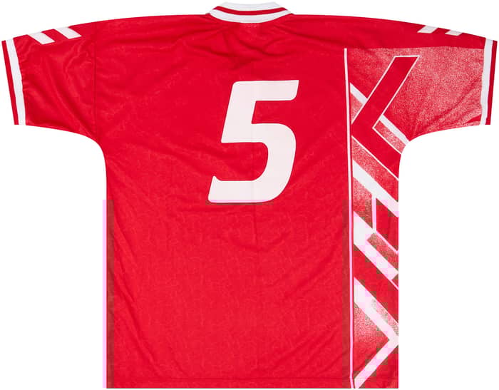 1994-96 Denmark U-21 Match Issue Home Shirt #5 (Jensen)