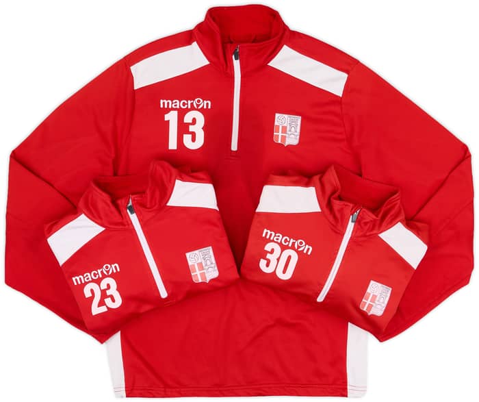 2017-18 Rimini Calcio Player Issue 1/4 Zip Training Top - 7/10 - (L)