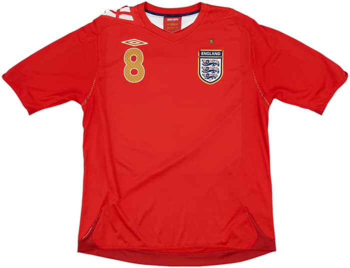 2006-08 England Away Shirt Lampard #8 - 5/10 - (XL)