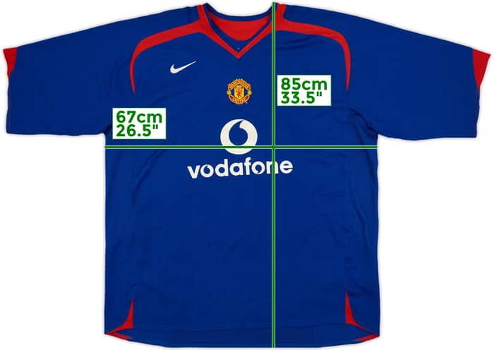 2005-06 Manchester United Away Shirt Rooney #8 - 5/10 - (3XL)
