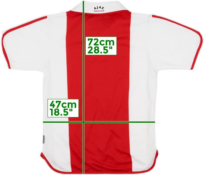 2000-01 Ajax Centenary Home Shirt - 6/10 - (XL.Boys)