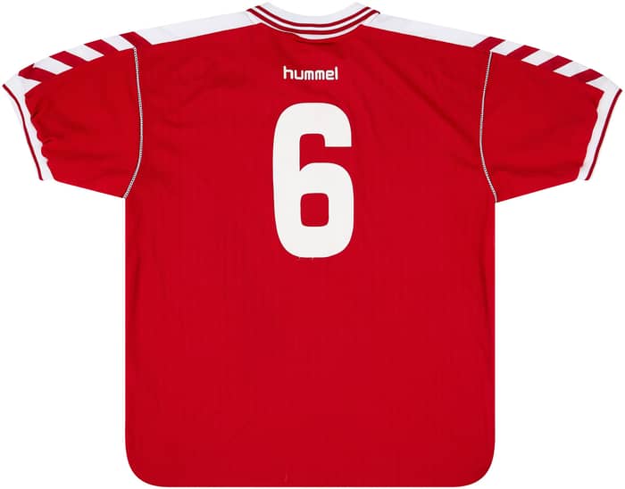 1998-99 Denmark Match Issue Home Shirt #6