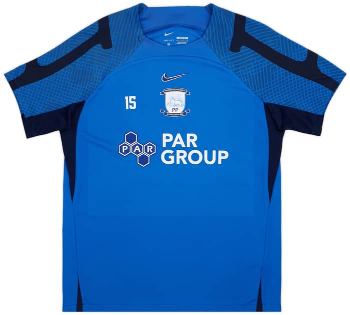 2022-23 Preston North End Player Issue Training Shirt # - 7/10