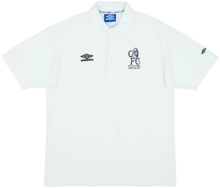 1996-97 Chelsea Umbro Polo Shirt - 7/10 - (M)