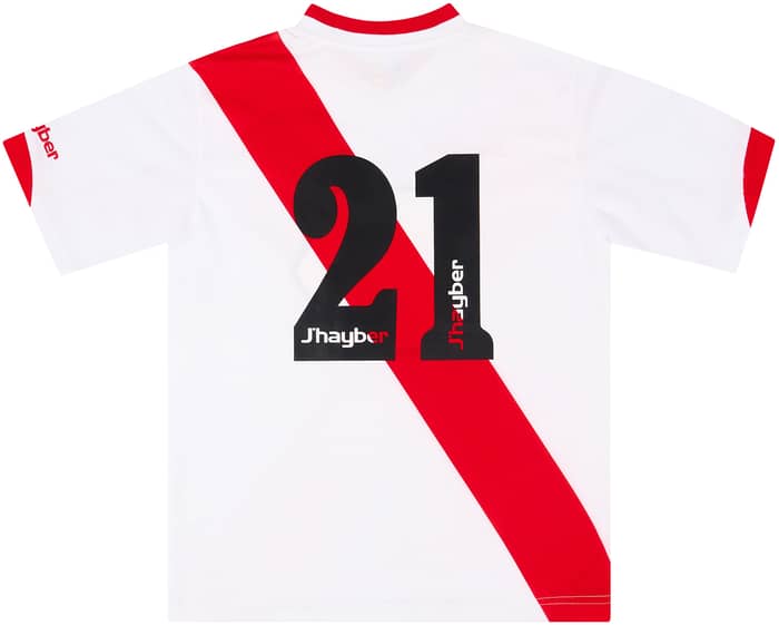 2005-06 Rayo Vallecano Women's Match Issue Home Shirt #21