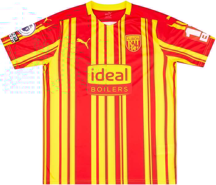 2020-21 West Brom Match Issue Third Shirt Livermore #8 (v Leicester)