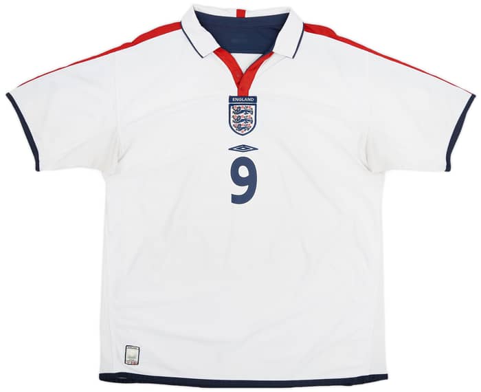 2003-05 England Home Shirt Rooney #9 - 6/10 - (XL)