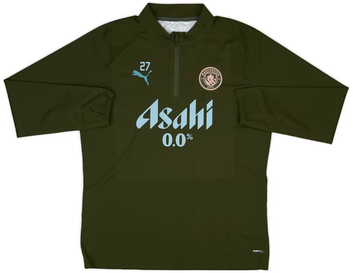 2024-25 Manchester City Player Issue 1/4 Zip Rain Top #