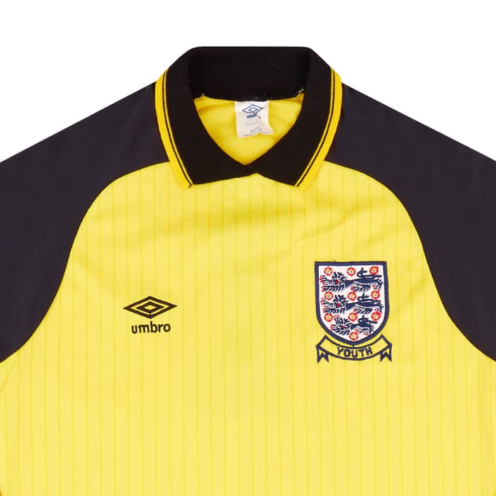 1984-85 England U-18 Match Issue GK Shirt #1 (Digby)