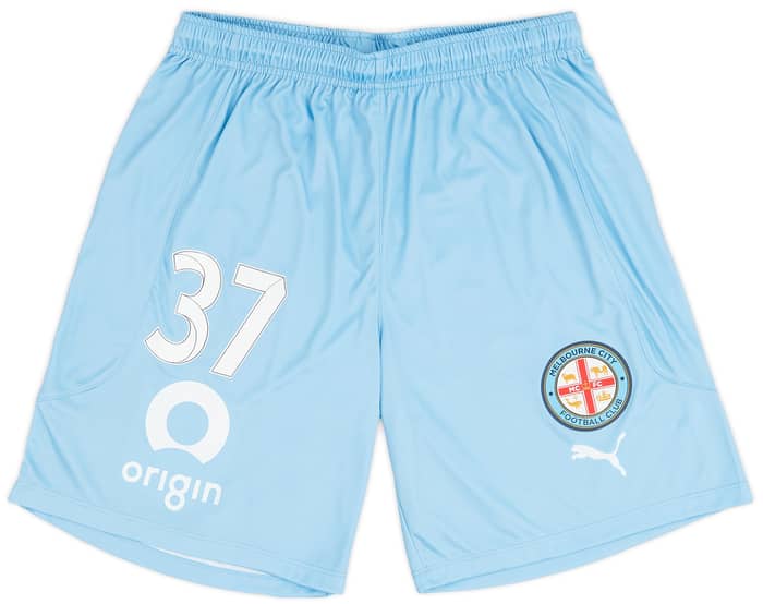 2021-22 Melbourne City Player Issue Home Shorts # - 3/10