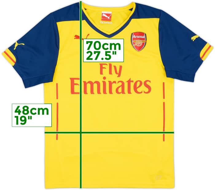 2014-15 Arsenal Away Shirt Alexis #17 - 9/10 - (S)