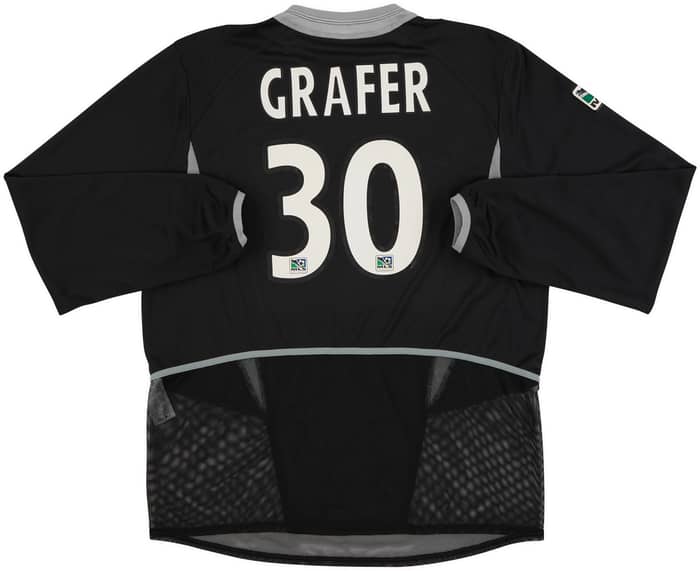 2003 NY/NJ Metrostars Match Issue GK Shirt Grafer #30