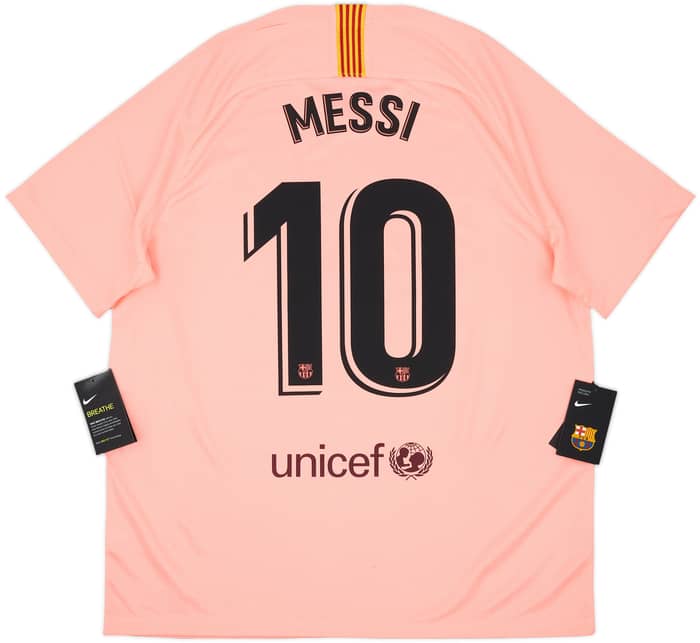 2018-19 Barcelona Third Shirt Messi #10 (XL)