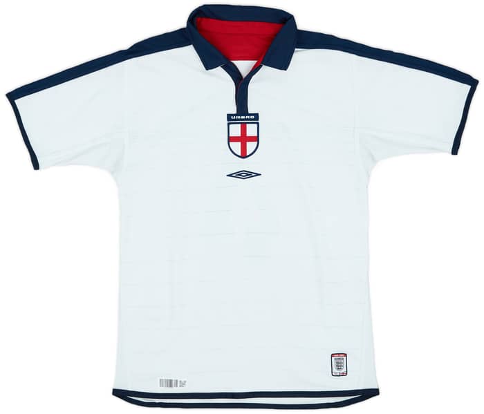 2003-05 England Home Shirt Gerrard #4 - 6/10 - (S)