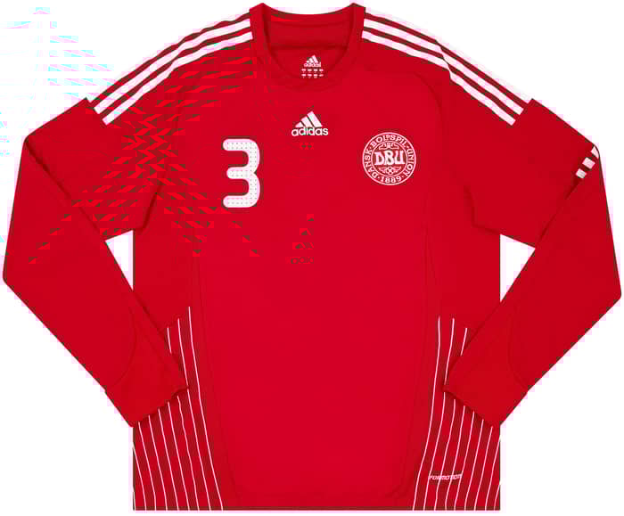 2008-10 Denmark Match Issue Home L/S Shirt #3