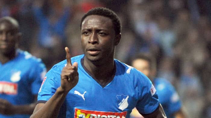 2008-09 TSG Hoffenheim Versión Jugador Local Manga Larga Camiseta Obasi #20 - 7/10 - (S)