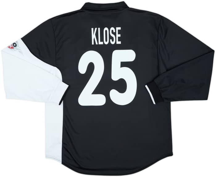 Camiseta de visitante de manga larga del centenario del Kaiserslautern 2000-01 Klose #25 - 8/10 - (L)