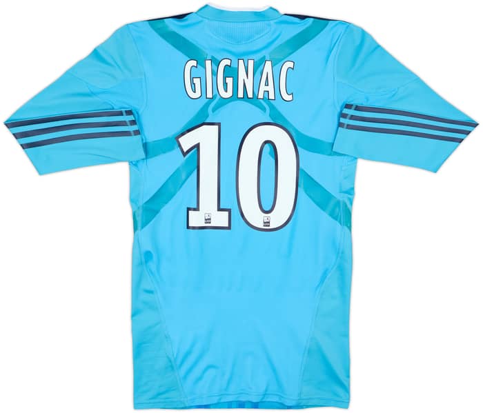 2010-11 Olympique Marseille Player Issue TechFit Away L/S Shirt Gignac #10 - 6/10 - (S)