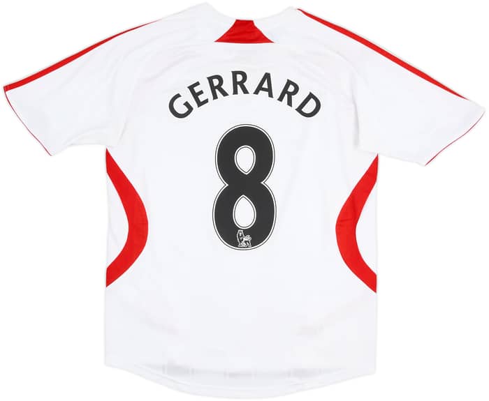 2007-08 Liverpool Camiseta Visitante Gerrard #8 - 8/10 - (De Mujer M)