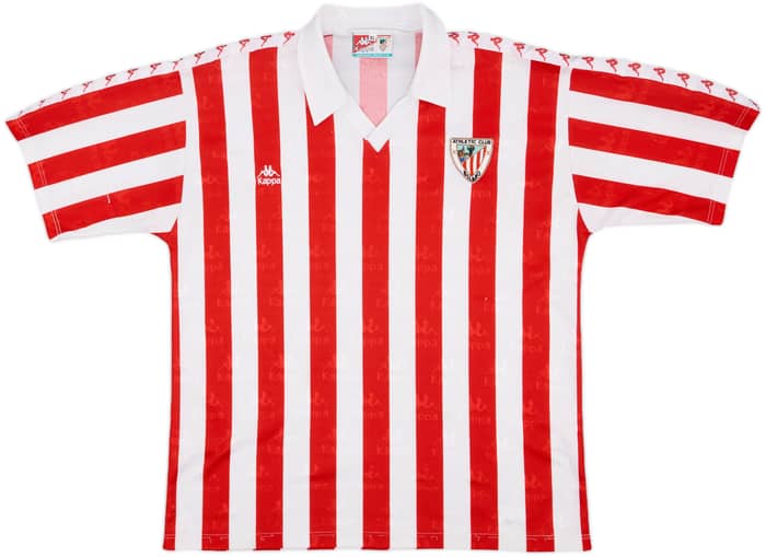 1991-93 Athletic Bilbao Home Shirt - 8/10 - (XL)