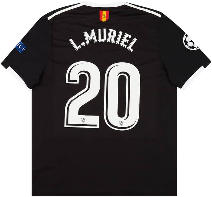 2017-18 Sevilla Match Issue Champions League Third Shirt L.Muriel #20 (v Man Utd)
