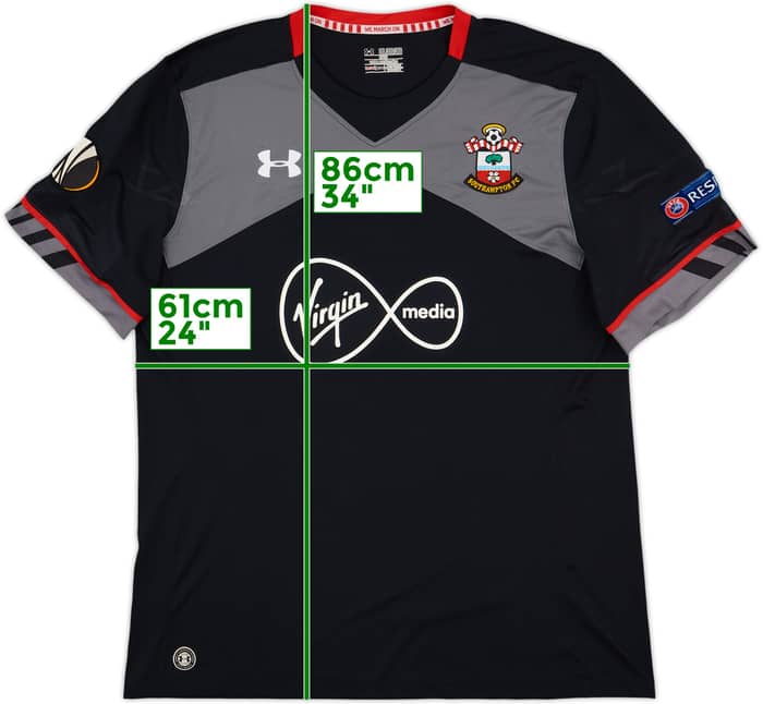 2016-17 Southampton Away Shirt Ward-Prowse #16 - 7/10 - (3XL)
