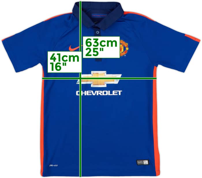 2014-15 Manchester United Third Shirt Herrera #21 - 8/10 - (L.Boys)